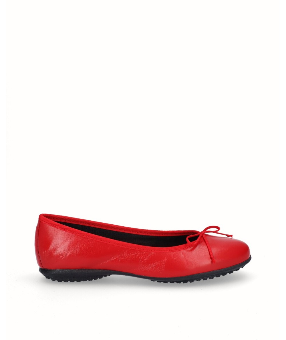 Scarosso Bailerinas rojo look casual Zapatos Bailarinas 