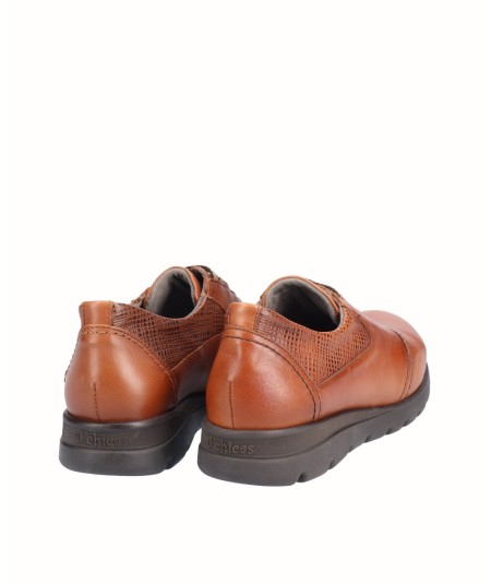 Zapato piel cuero con elastico