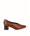 Smooth leather high-heeled...