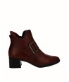 Brown smooth leather...